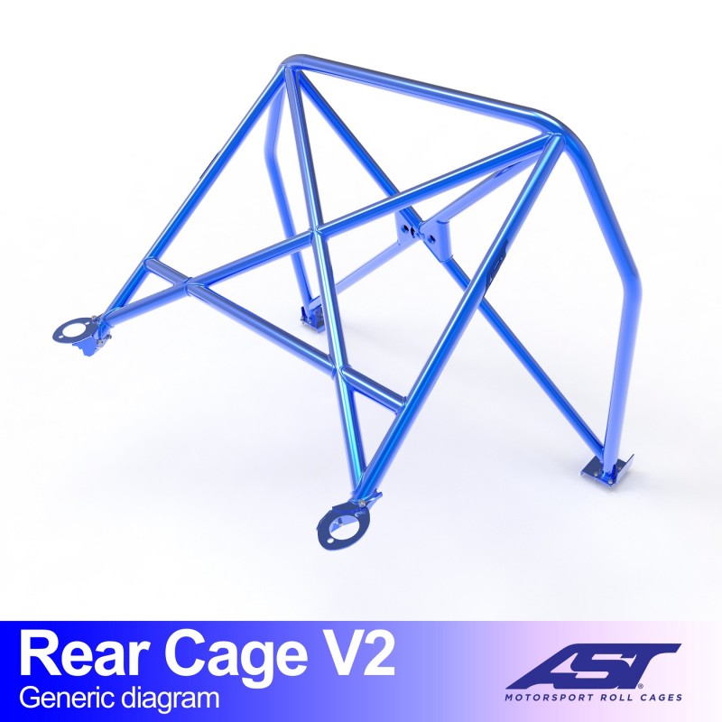 Überrollbügel OPEL / VAUXHALL Corsa (D) 3-door Hatchback REAR CAGE V2