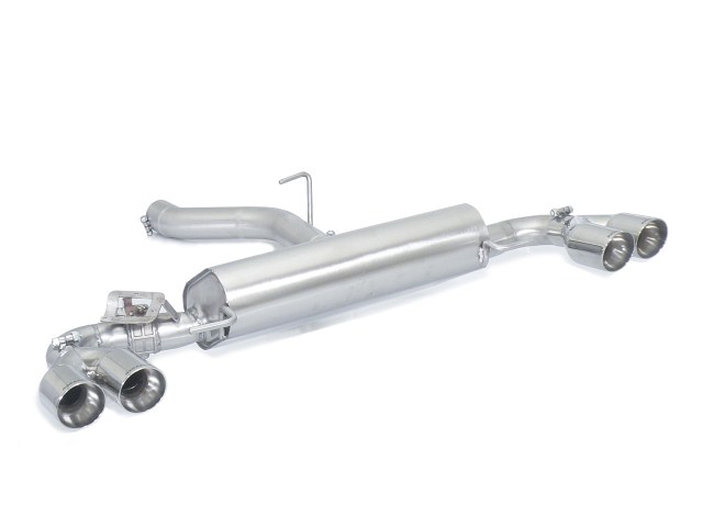 Sportauspuff Audi S1 Sportback 2.0 TFSI Quattro 2x80mm mit Klappe ECE | Ragazzon