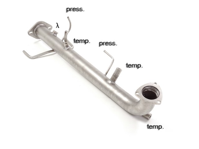 Downpipe + DPF-Ersatzrohr Set Toyota Land Cruiser J15 3.0 D-4D | Ragazzon