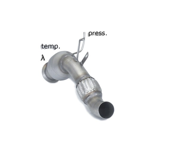 Downpipe + DPF-Ersatzrohr Set BMW 325d E90 N57 | Ragazzon