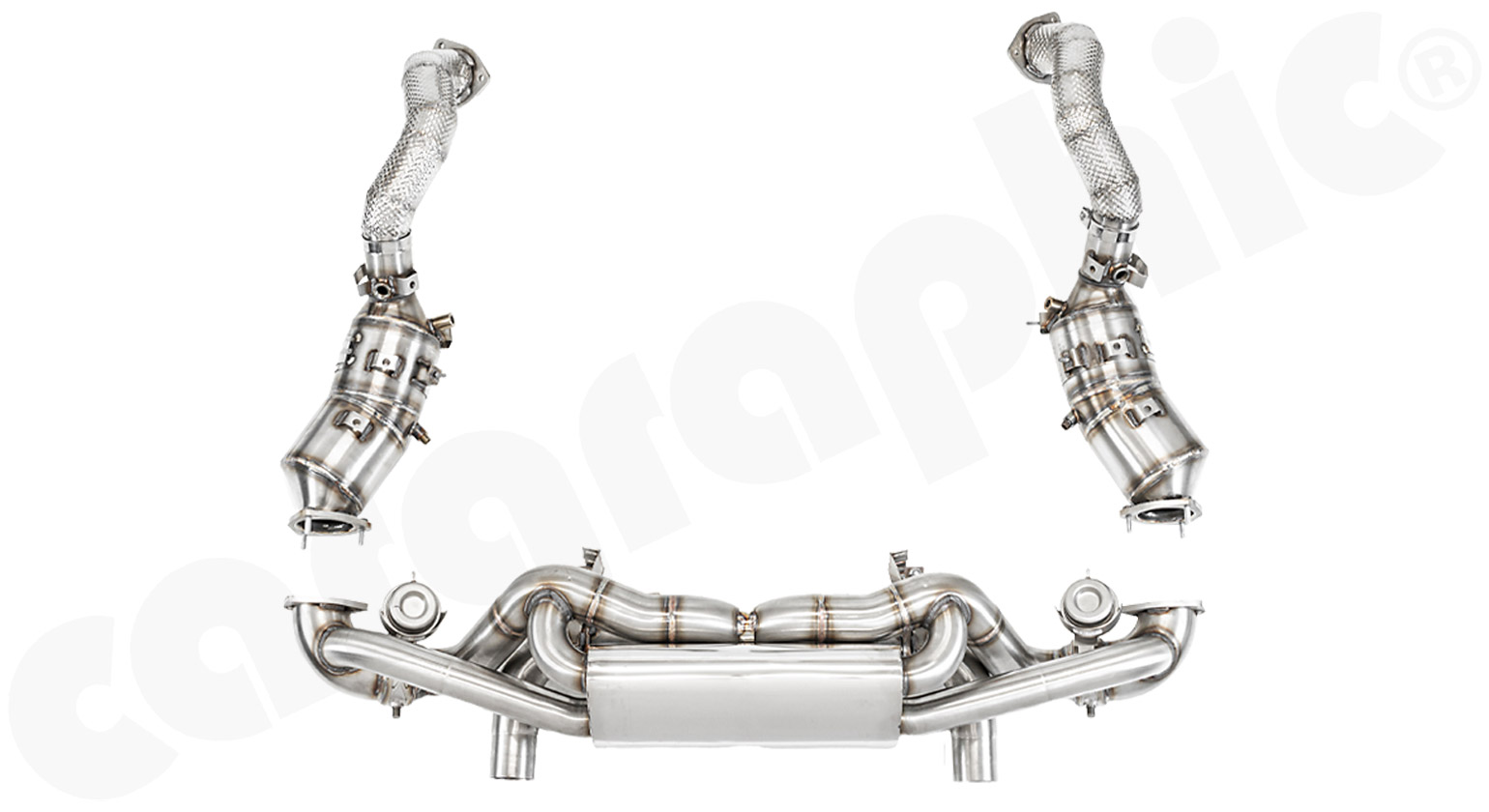 Cargraphic Auspuffanlage ab Katalysator Porsche 718 982 GT4 RS Spyder RS Motorsport