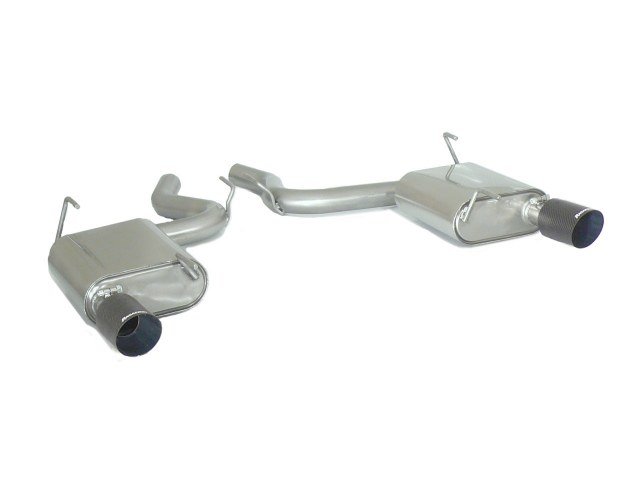 Sportauspuff Ford Mustang VI 2.3 Ecoboost 2x100mm Carbon Shot ECE | Ragazzon