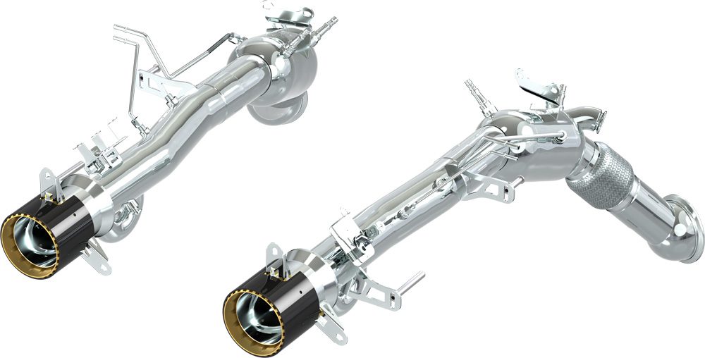 Capristo Abgasanlage Ferrari SF90 Endschalldämpfer Rennsport