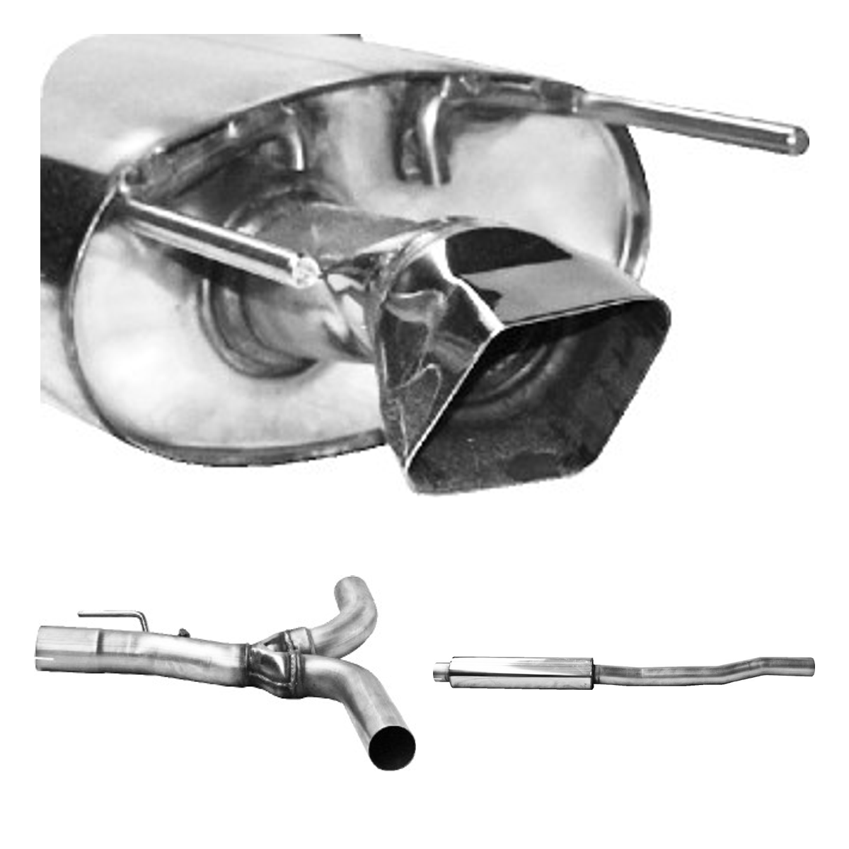 Bastuck Komplettanlage Twin – Opel Insignia A Insignia OPC Kombi