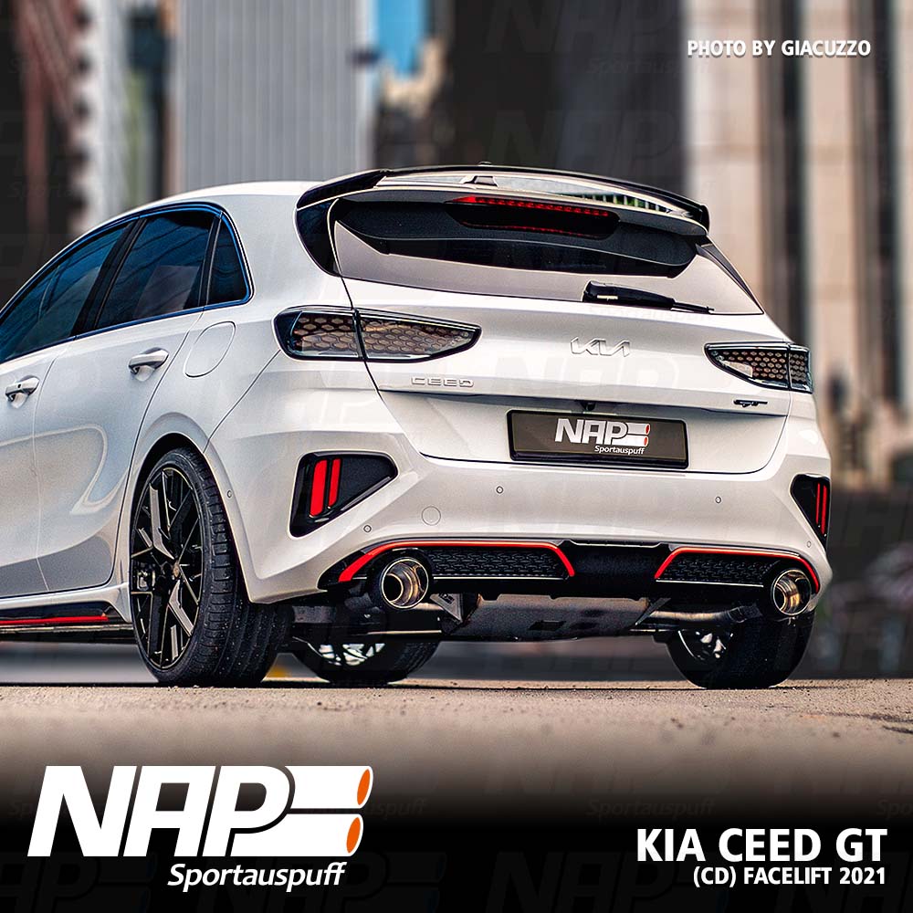 NAP Klappenauspuff passend für Kia Ceed GT (CD) Facelift 2021