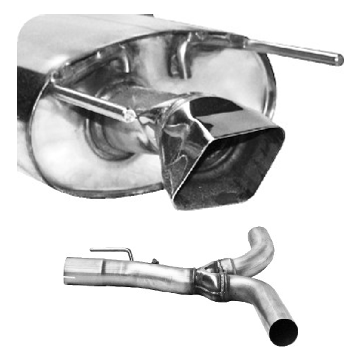 Bastuck Endschalldämpfer Twin – Opel Insignia A Insignia OPC Kombi