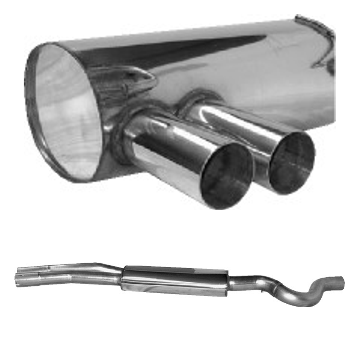 Bastuck Komplettanlage – BMW 3er E90 / 3er E91 325i / 330i bis Bj. 02/2007 Limousine (E90), Touring(E91)
