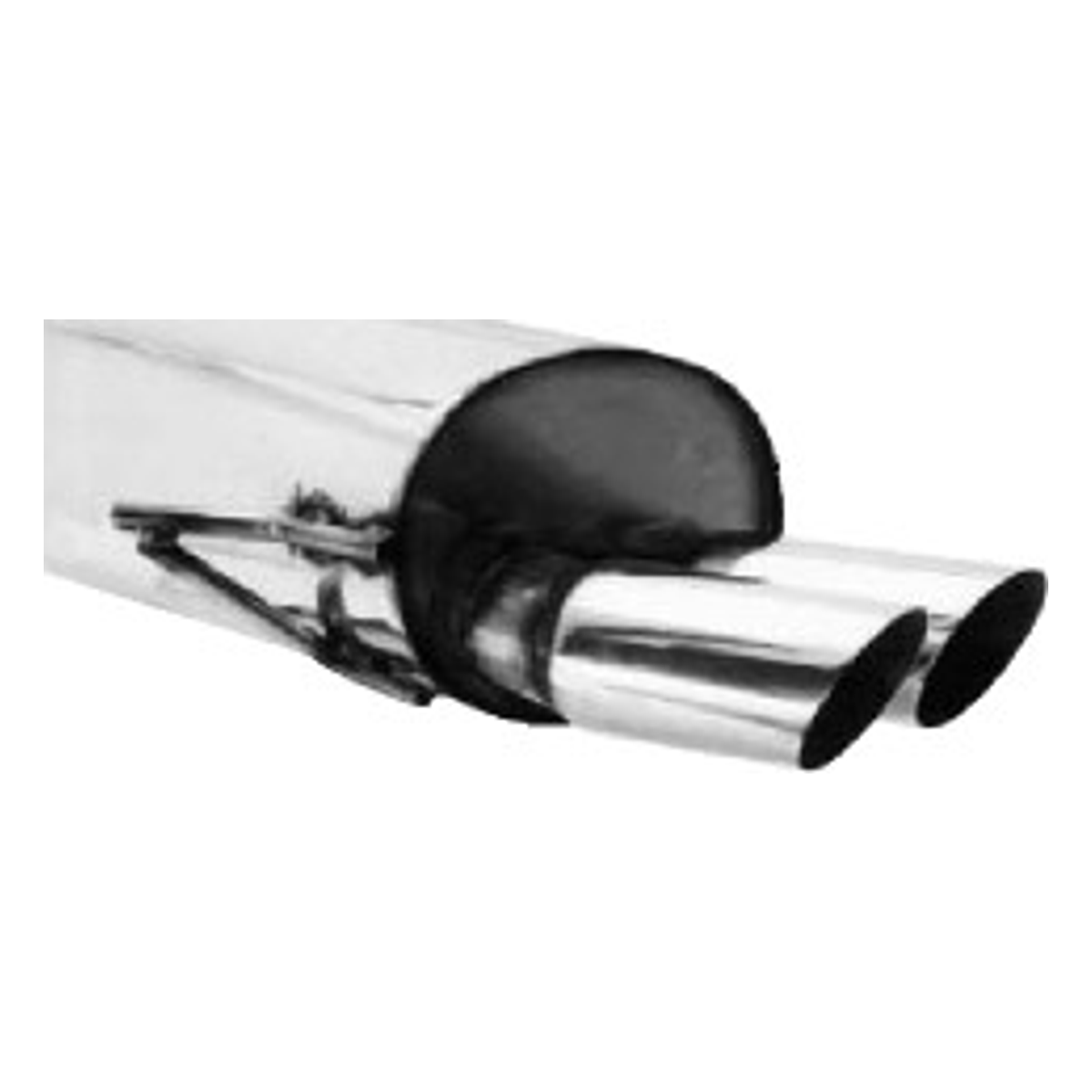 Bastuck Endschalldämpfer – Renault Clio 2 Clio 2 1,2l