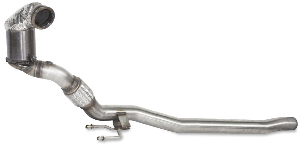 BN-Pipes Downpipe VW Golf 7 R AU 4Motion 85mm/76mm EG-Gutachten