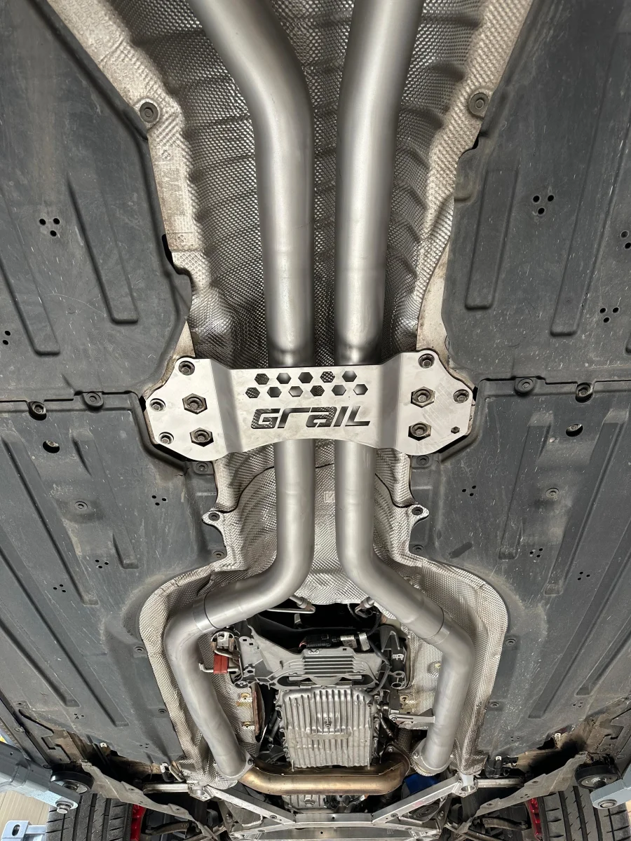 Grail BMW M2/M3/M4 G8X OPF/KAT Ersatzrohr 2x 3 Zoll