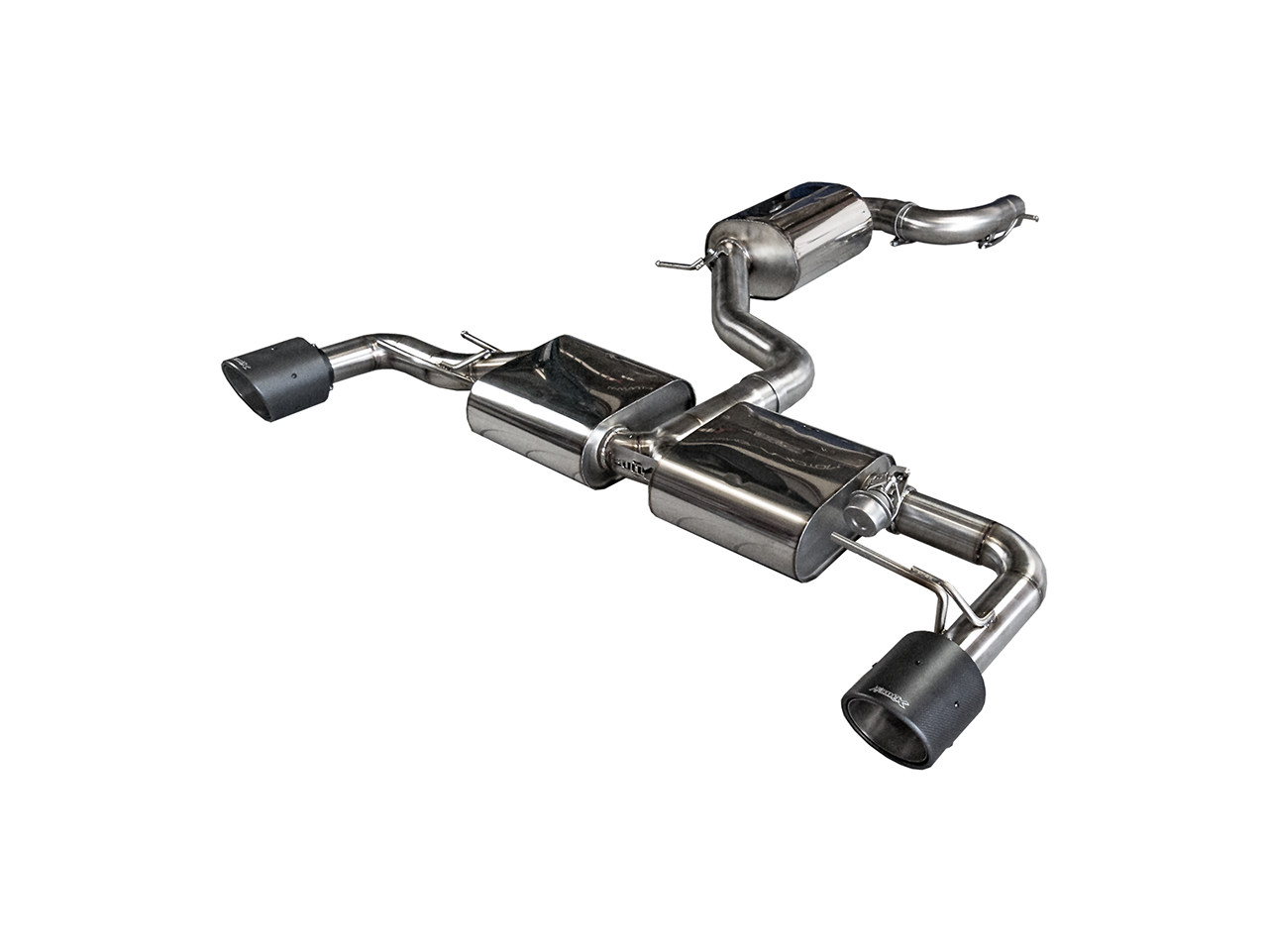 EGO-X Abgasanlage 3" VW Scirocco R (mit ECE*) - Bull-X Valved (MAG)