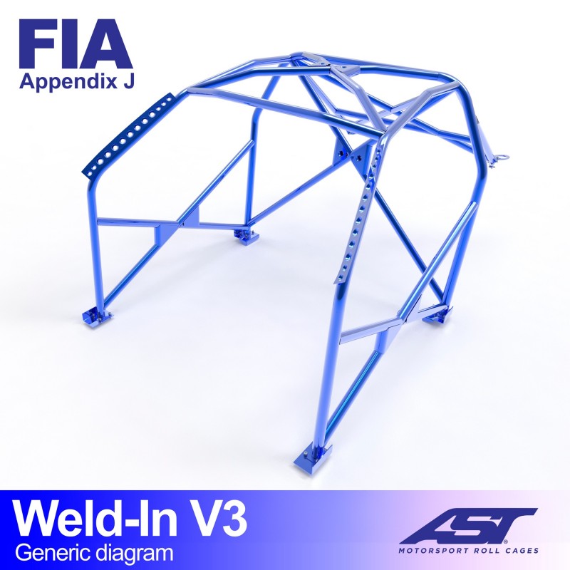 Kafig  SEAT Leon (1M) 5-door Hatchback FWD WELD IN V3