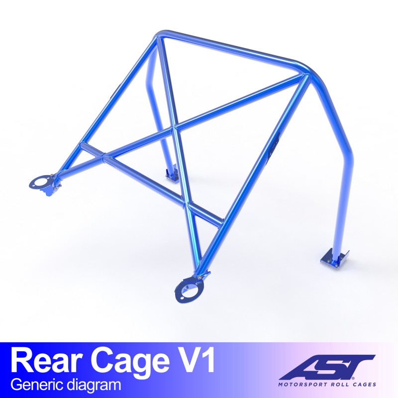 Überrollbügel RENAULT Megane III 3-door Hatchback REAR CAGE V1