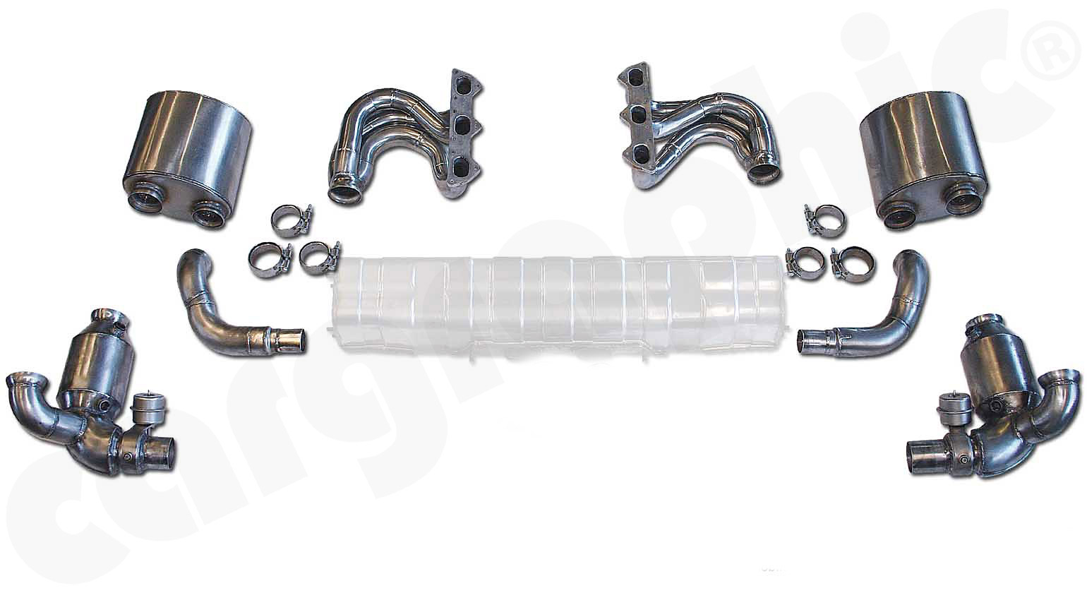 Cargraphic Motorsport Abgasanlage Porsche 997.2 GT3 Kit 3