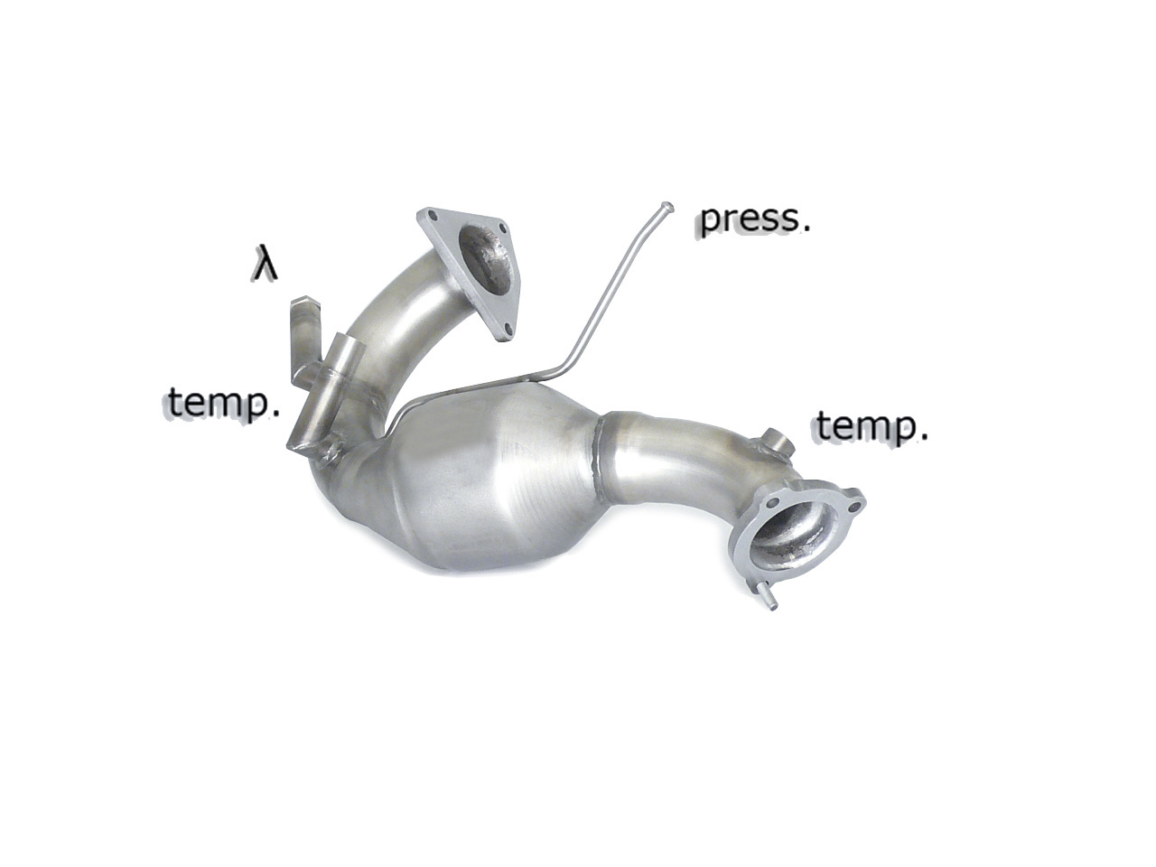 Downpipe + DPF-Ersatzrohr Set Audi A4 B8 3.0 TDI | Ragazzon