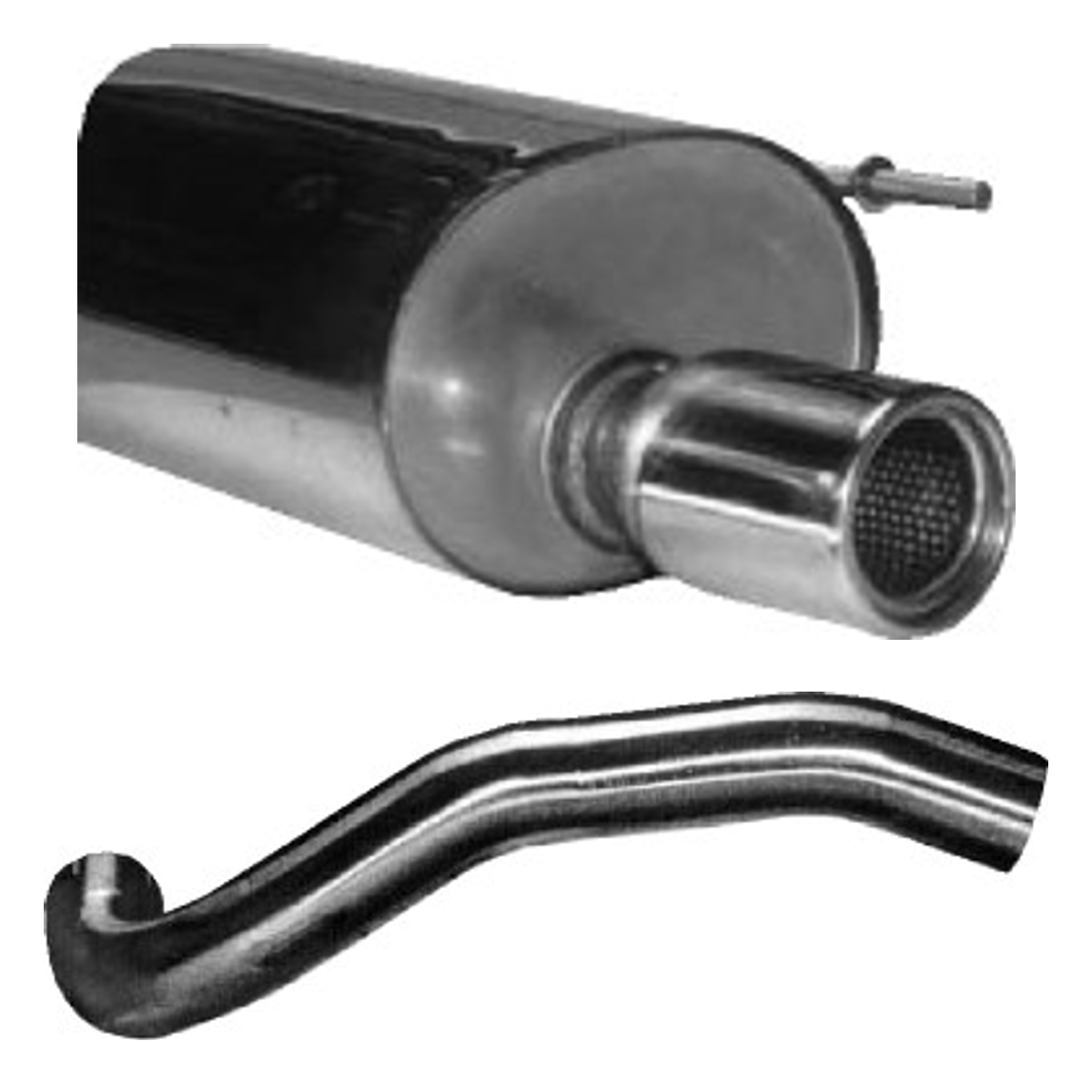 Bastuck Endschalldämpfer Single – Volkswagen Polo 6N Polo 6N (Bj. 1994-2001)