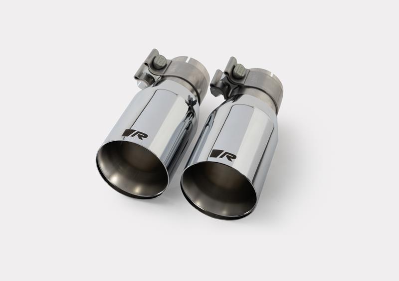 Endrohr-Set li/re je 1 Endrohr Ø 90 mm gerade