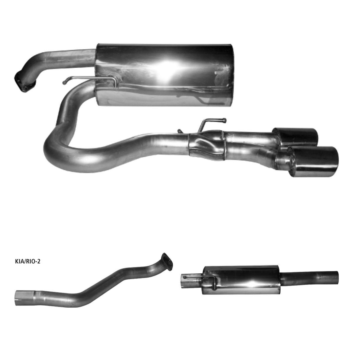 Bastuck Komplettanlage Central – Kia Rio Rio incl. Facelift