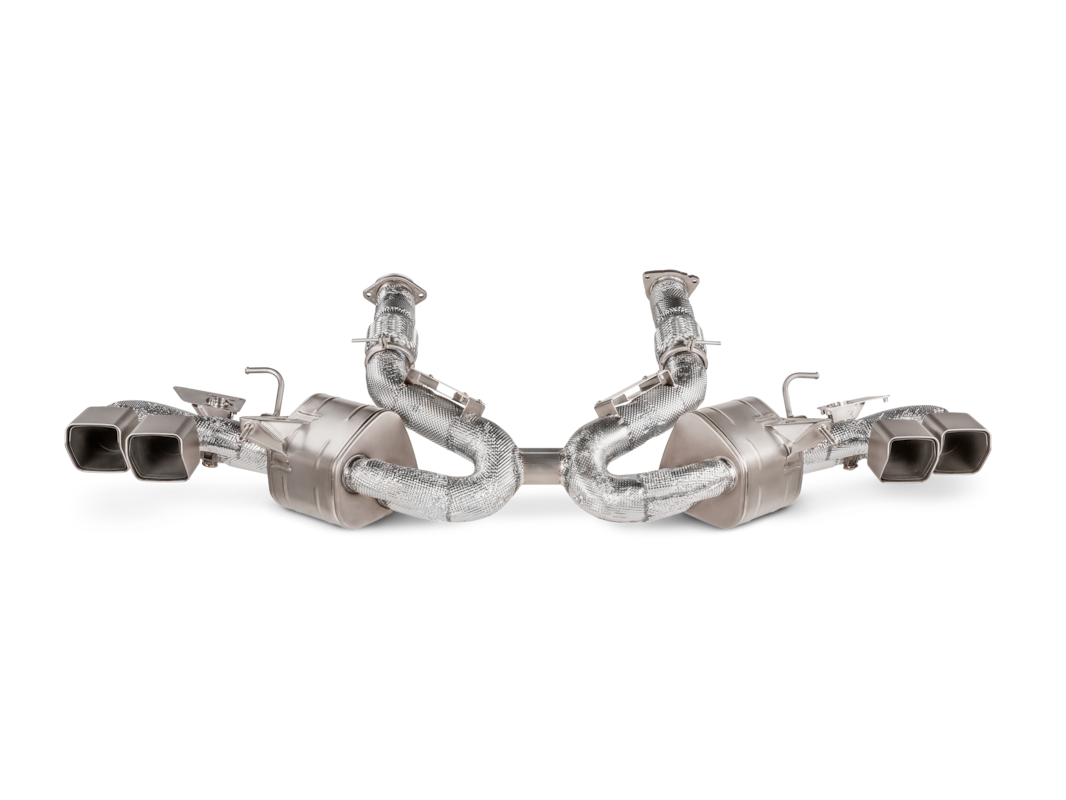 Akrapovic Racing Sportauspuff Slip-On Line Titan für Chevrolet Corvette Stingray C8