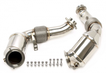 TA Technix Downpipe ohne Katalysator BMW N63 – 60 mm, Edelstahl