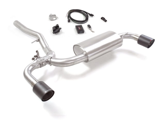 Sportauspuff Mini Clubman JCW F54 100mm mit Klappe ECE | Ragazzon