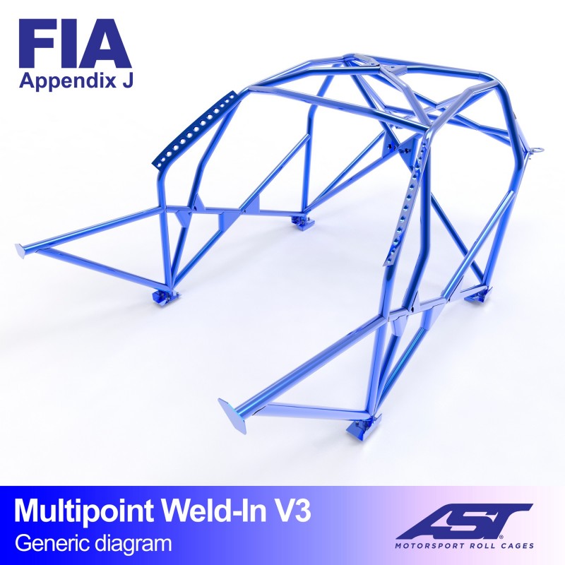 Kafig  RENAULT Supercinque 3-door Hatchback MULTIPOINT WELD IN V3