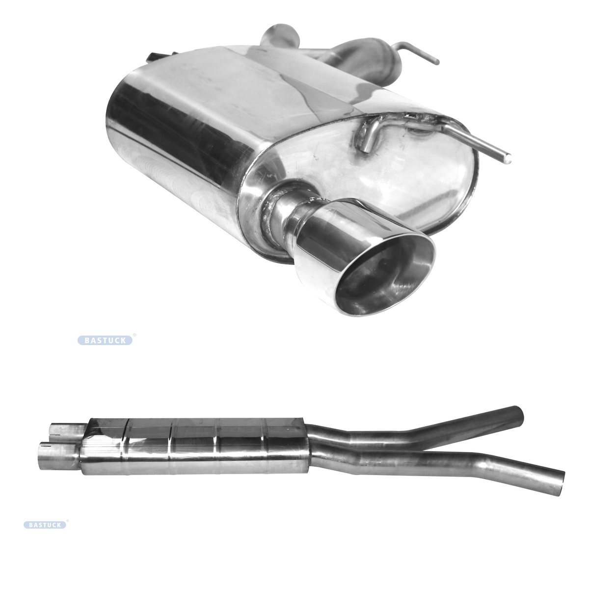 Bastuck Komplettanlage Twin – Ford Mustang Mustang LAE 5.0l V8