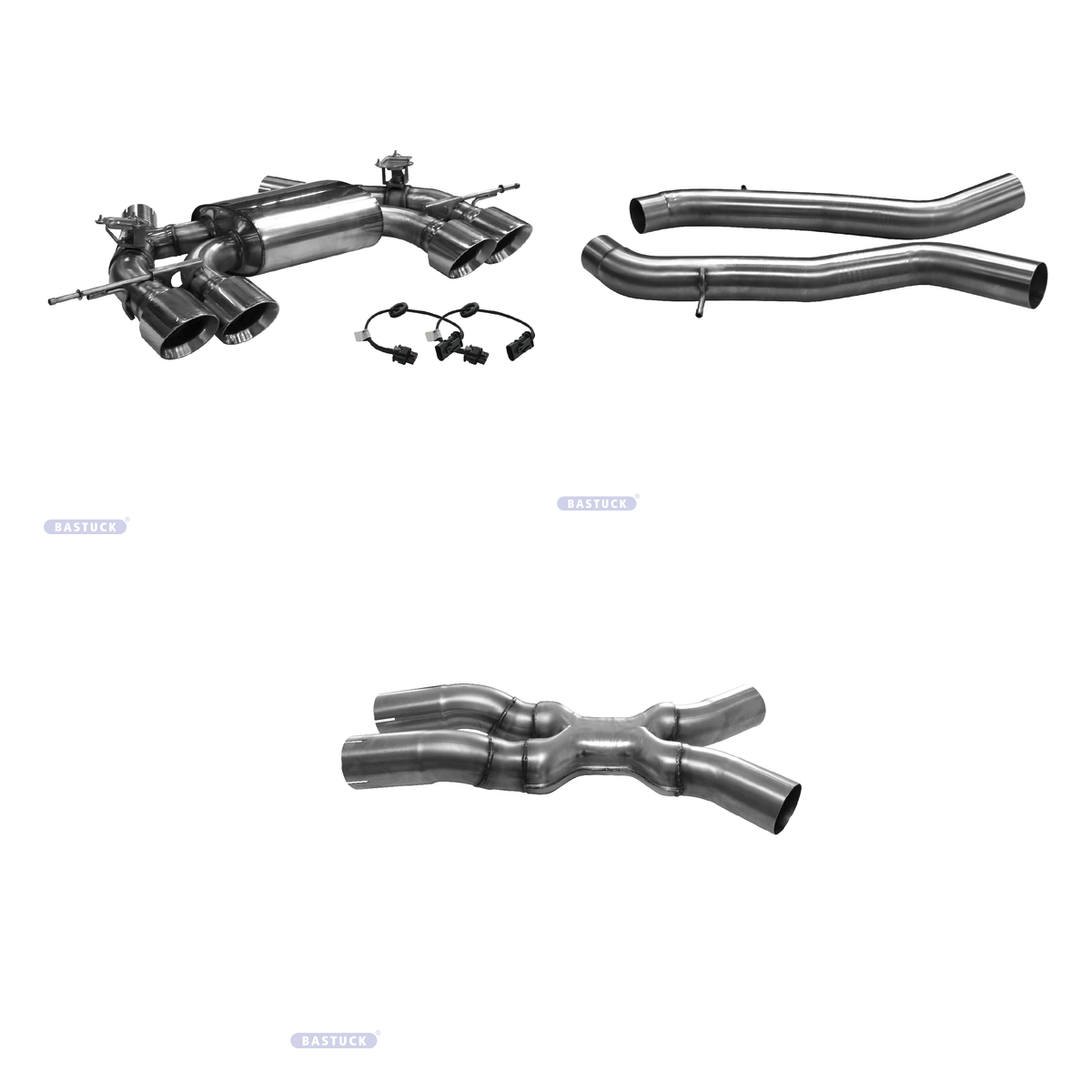 Bastuck Komplettanlage Quattro – BMW 2er M2 M2 (G87) ab Baujahr 2021