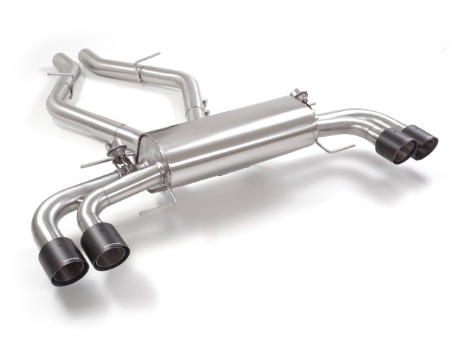 Sportauspuff Alfa Romeo Stelvio Quadrifoglio 2x100mm Klappe ECE | Ragazzon