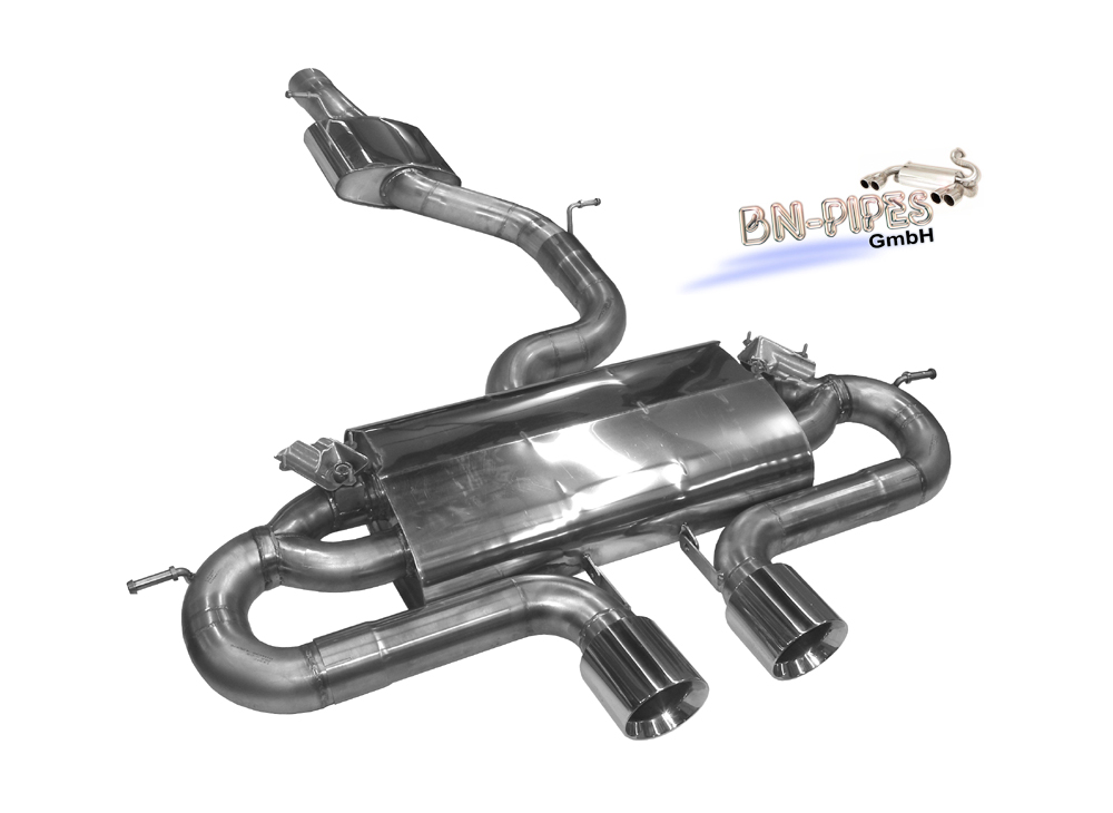 BN-Pipes Sportauspuff VW Golf 7 R AU R32-Style Edelstahl EG-Gutachten