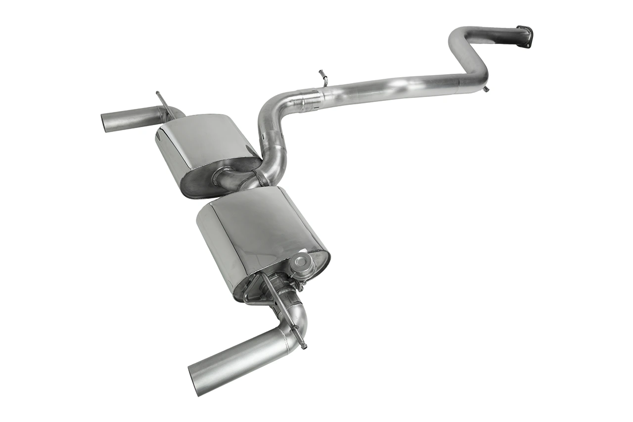 EGO-X/ Bull-X Valved Abgasanlage 3" Ford Focus RS/ST Mk.2 (mit ECE*) - Bull-X Valved (MAG)
