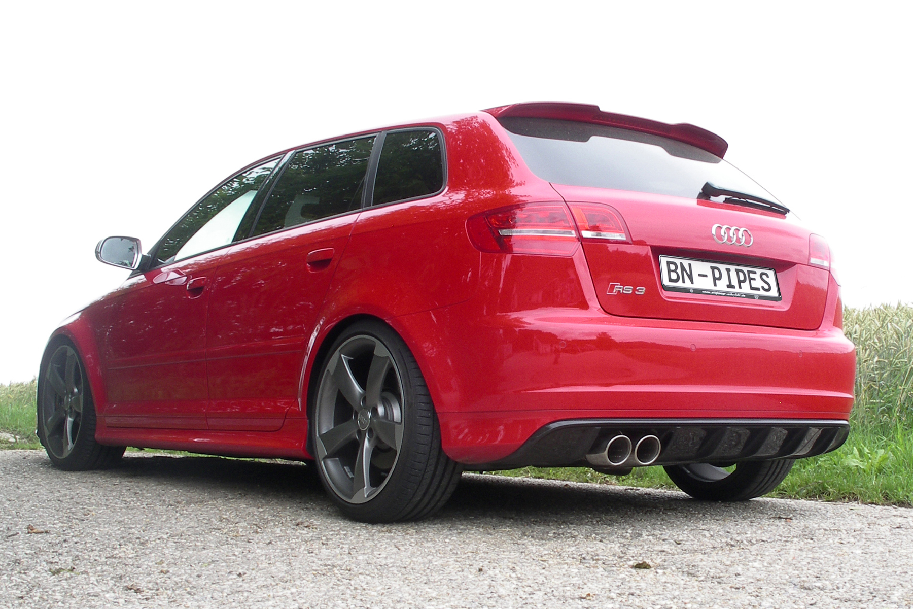 BN-Pipes Sportauspuff Audi RS3 8P Quattro Edelstahl EG-Gutachten