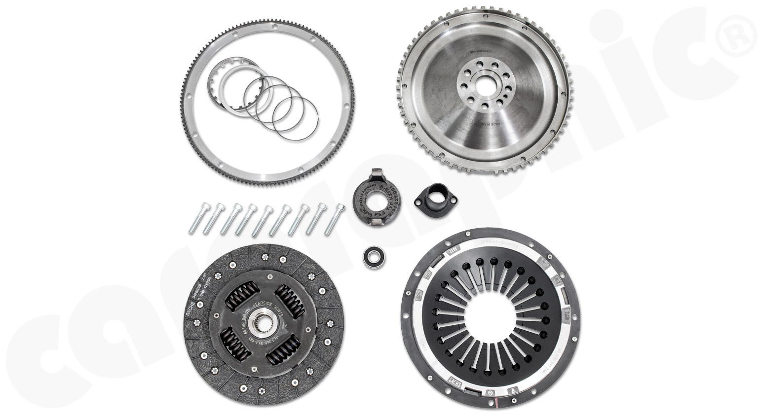 Cargraphic Sportkupplungskit Porsche 993/996/997 Turbo/GT2 bis 810NM