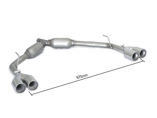 Sportauspuff Alfa Romeo Giulietta 1.4 TB GPL 2x80mm ECE | Ragazzon