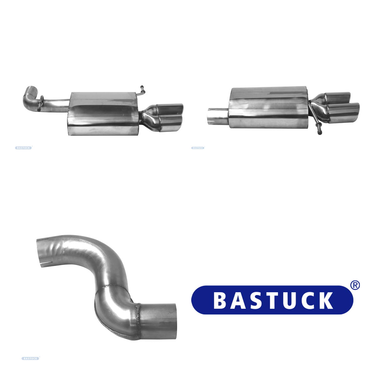 Bastuck Endschalldämpfer Quattro – Seat Leon 5F Leon 5F ST Cupra Allrad