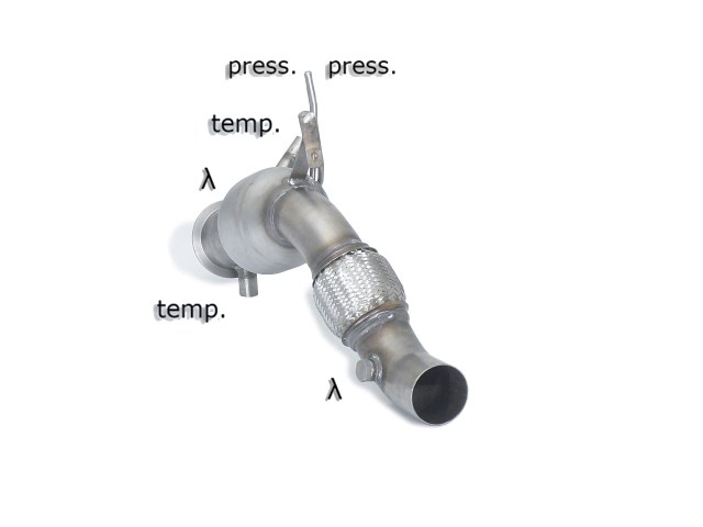 Downpipe + DPF-Ersatzrohr Set BMW 330d F30 | Ragazzon