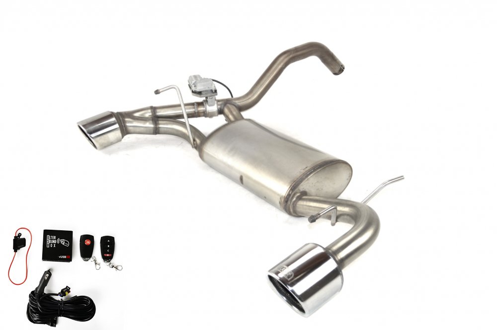 Ulter Sport Edelstahl Sportauspuff für Fiat 500 ABARTH (2008+) Hatchback 1,4T 99/103/107/118/121/132 kW