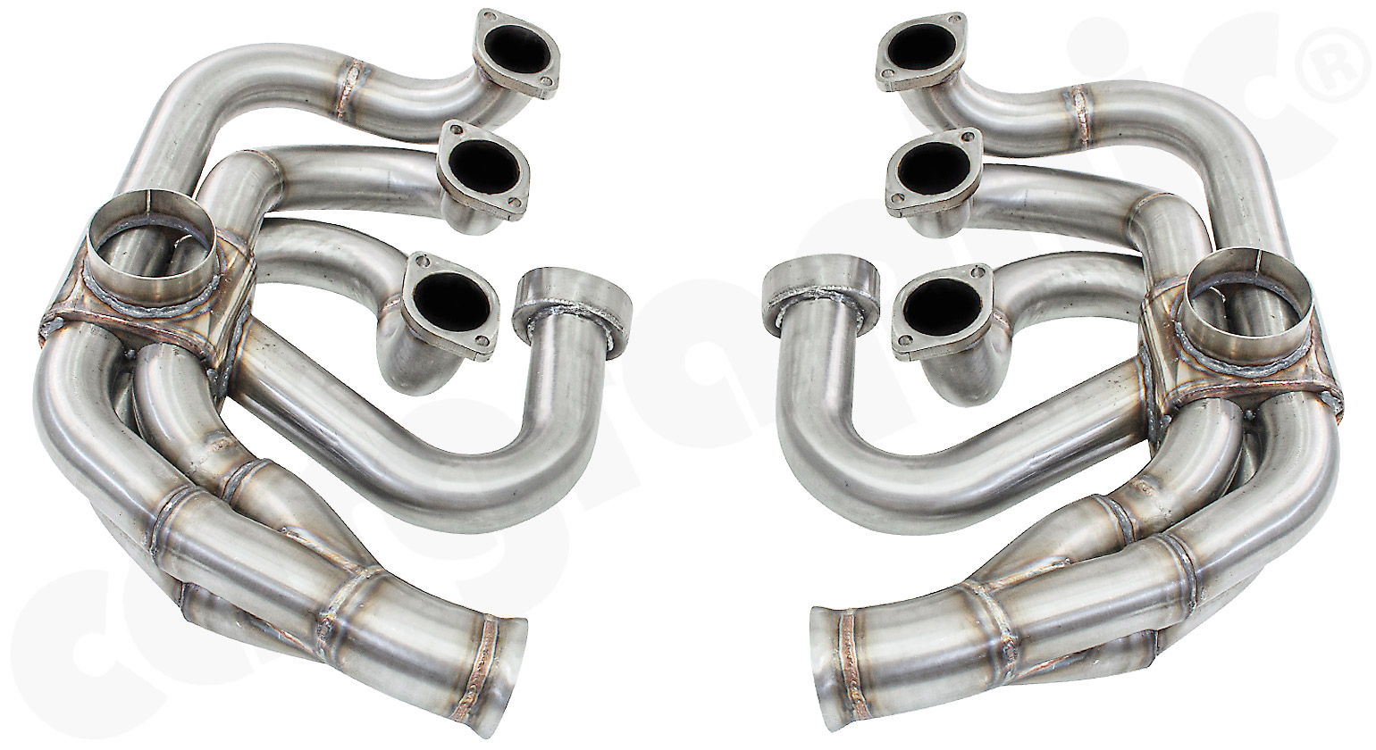 CARGRAPHIC ID45 Fächerkrümmersatz für Porsche 993 Carrera 2/4 S RS 3,6L 3,8L