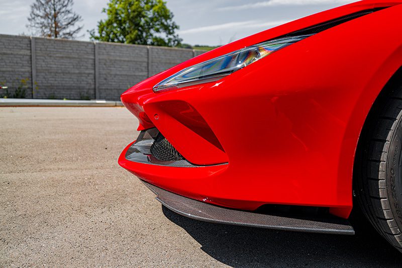 Capristo Carbon Seitenluftführung Ferrari F8 glanz