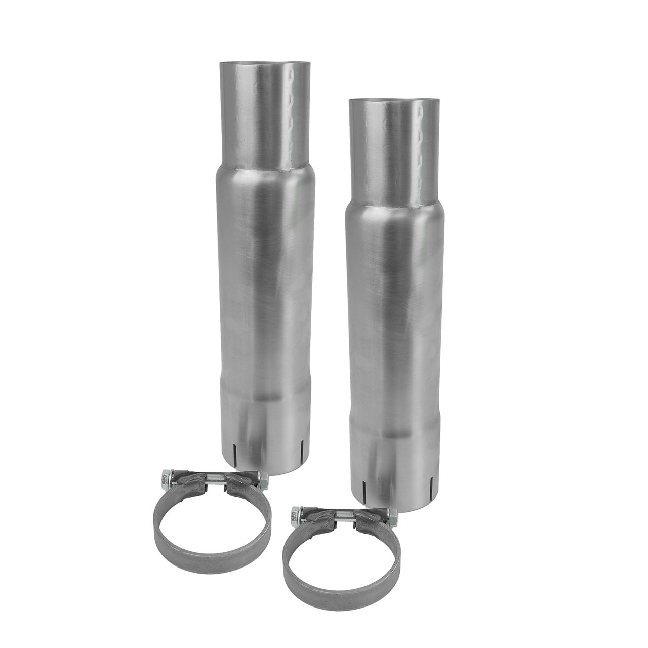 2x Edelstahlreduzierungen + 2x Schellen für Audi S8