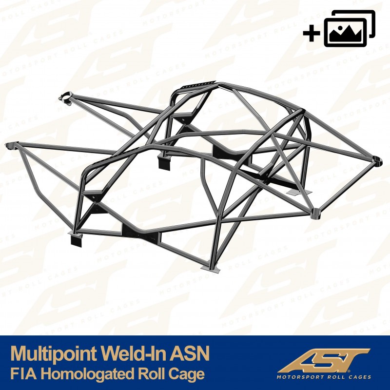 Kafig mit FIA-Homologation NISSAN GTR (R35) 2-door Coupe MULTIPOINT WELD IN ASN