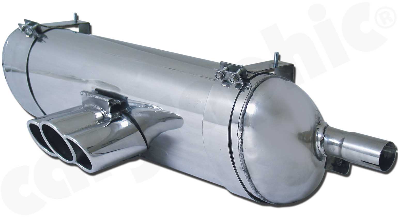 CARGRAPHIC Endschalldämpfer für Porsche 986 Boxster 2,5L