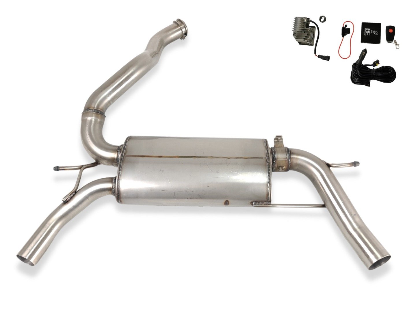 Ulter Sport Edelstahl Sportauspuff für Renault CLIO IV (2012-2021) RS 1,6T 147 kW