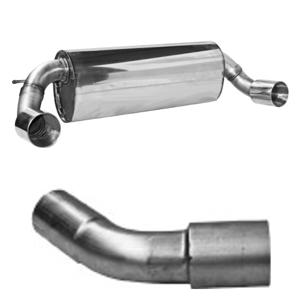 Bastuck Endschalldämpfer Twin – BMW 1er F20/F21 (inkl. M135i / M140i) 1er F20/F21 1.6l Turbo