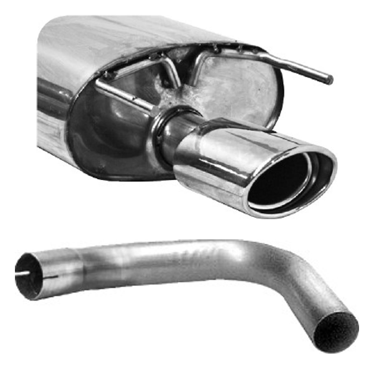 Bastuck Endschalldämpfer Single – Opel Insignia A Insignia Limousine 2WD Benziner ESD LH