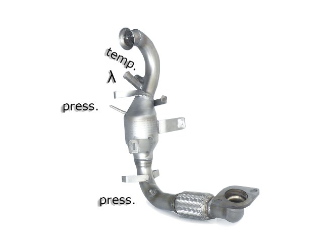 Downpipe + DPF-Ersatzrohr Set Ford C-MAX 1.6 TDCi | Ragazzon