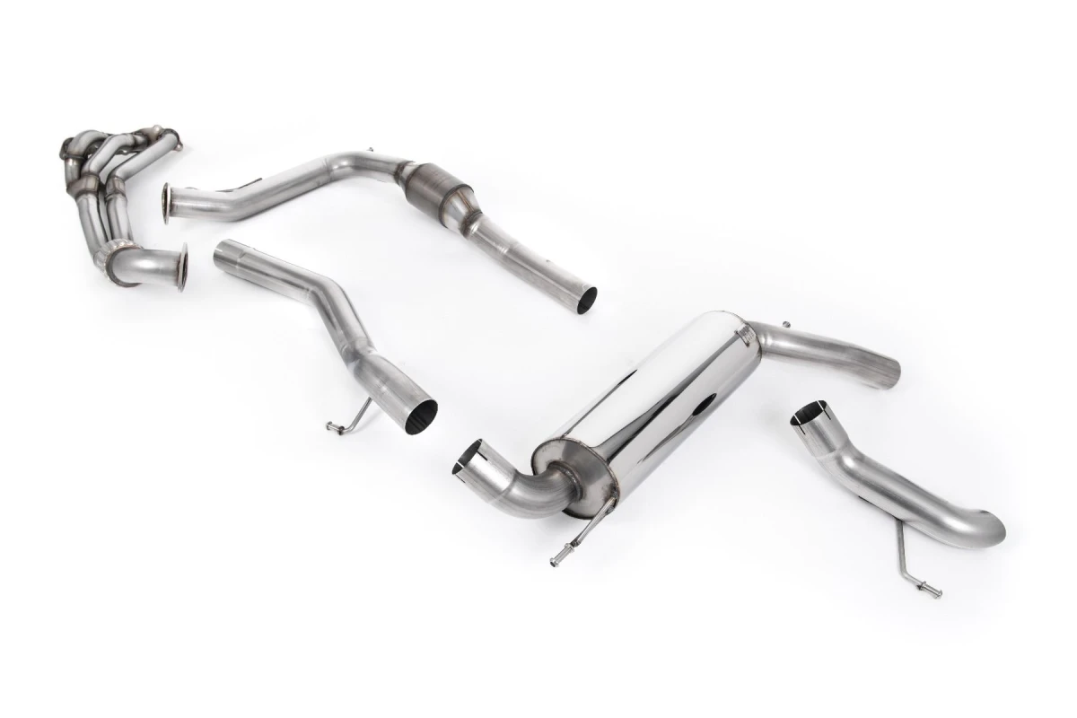 Milltek Sport Auspuffanlage passend für Honda Acura Civic Type R 2.0 i-VTEC FN2 - abgewinkelte Endrohrblende