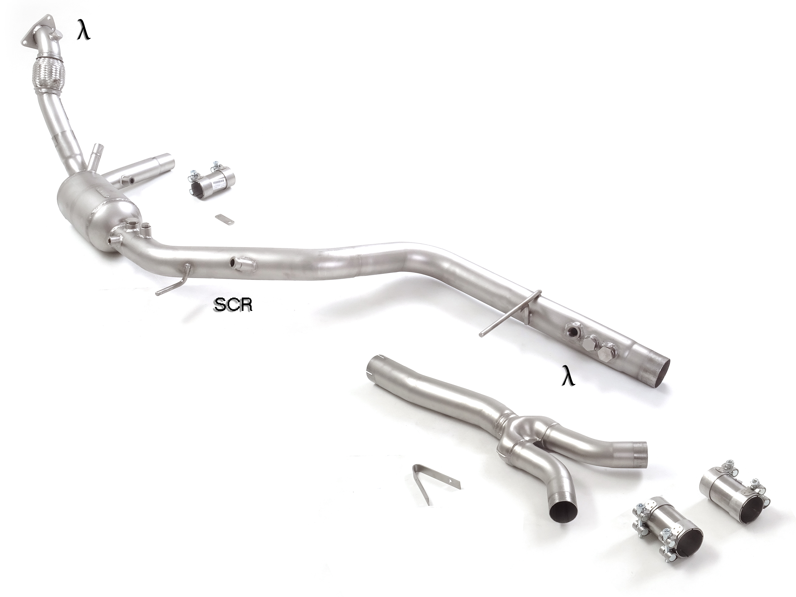 Downpipe + DPF-Ersatzrohr Set Range Rover Sport 3.0 SDV6 | Ragazzon