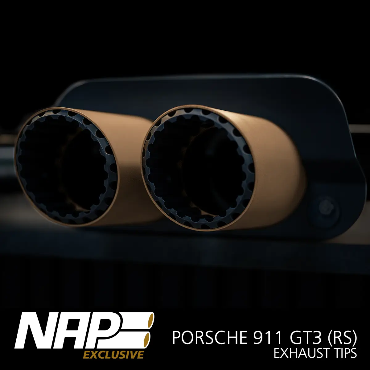 NAP Doppel-Endrohre passend für Porsche 911 GT3 & GT3 RS