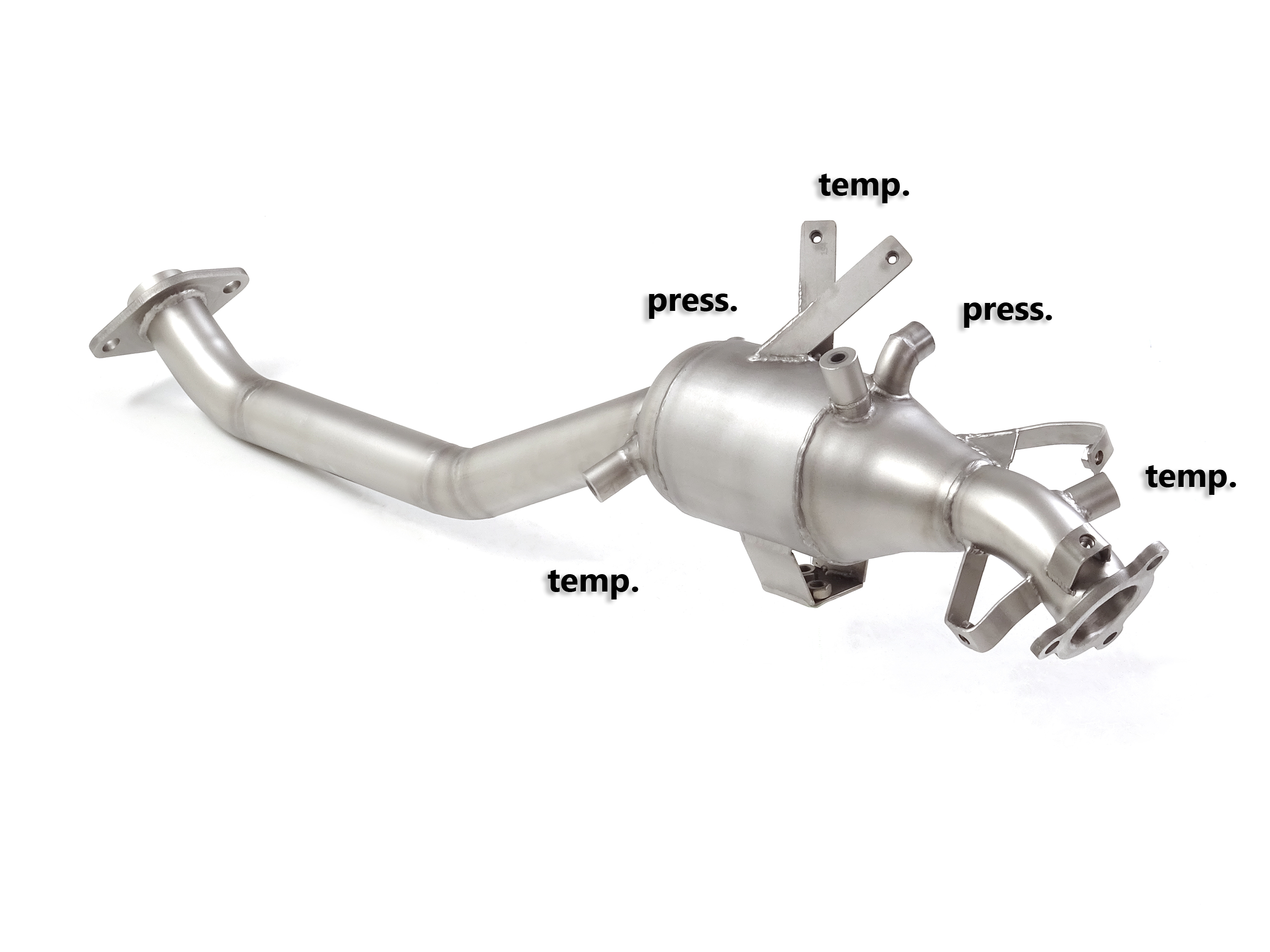 Downpipe + DPF-Ersatzrohr Set Fiat Fullback 2.4TD | Ragazzon